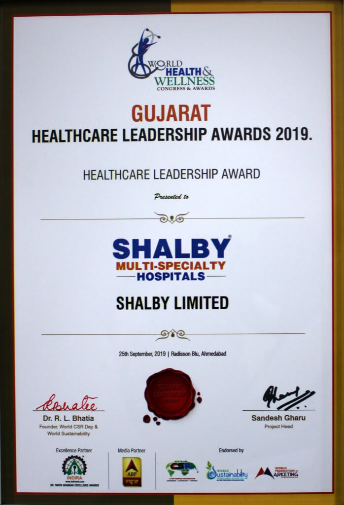 Gujrat health care leadership award 2019