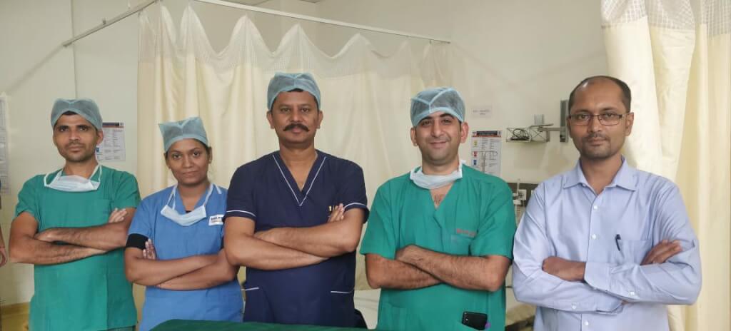 Jabalpur Shalby Hospital team