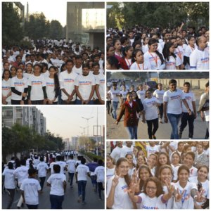 Shalby Naroda spreads cancer awareness on world cancer day
