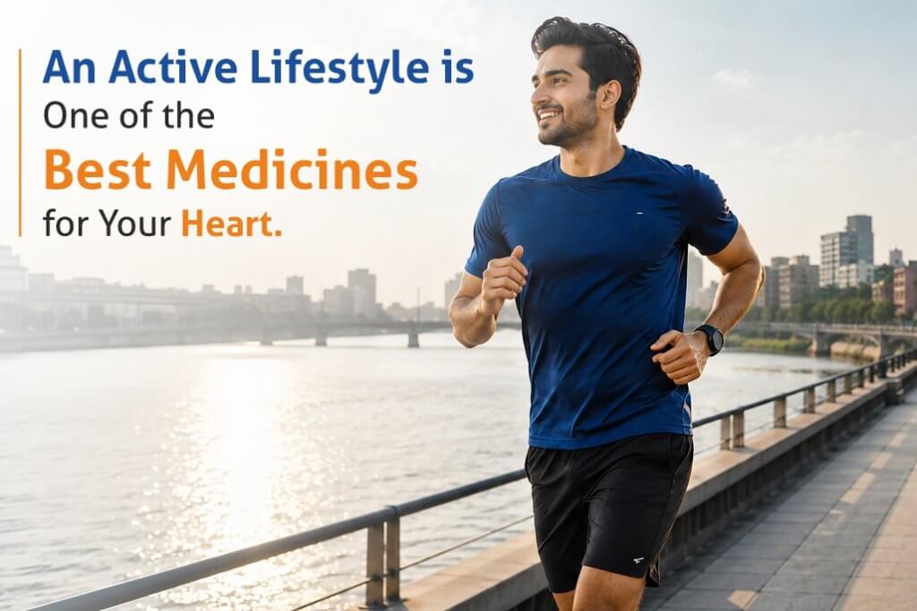 active lifestyle is one of the best medicines for your heart